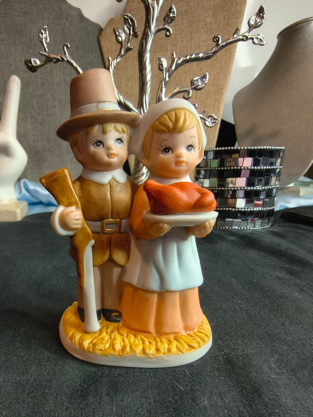 Lefton Porcelain Pilgrim Figurine